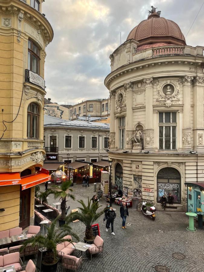 Apartamento Downtown Studio Bucarest Exterior foto